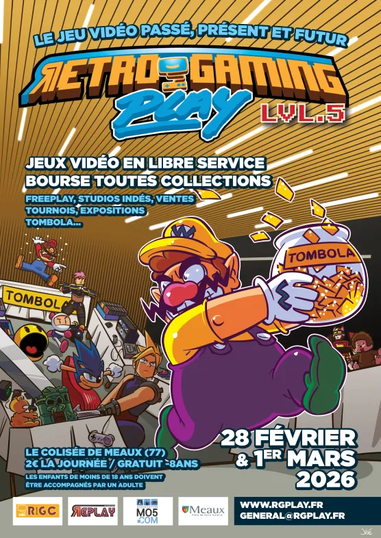 Convention retro gaming play lvl 5 2026 - Meaux 77